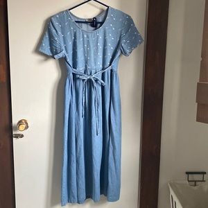 Vintage denim dress